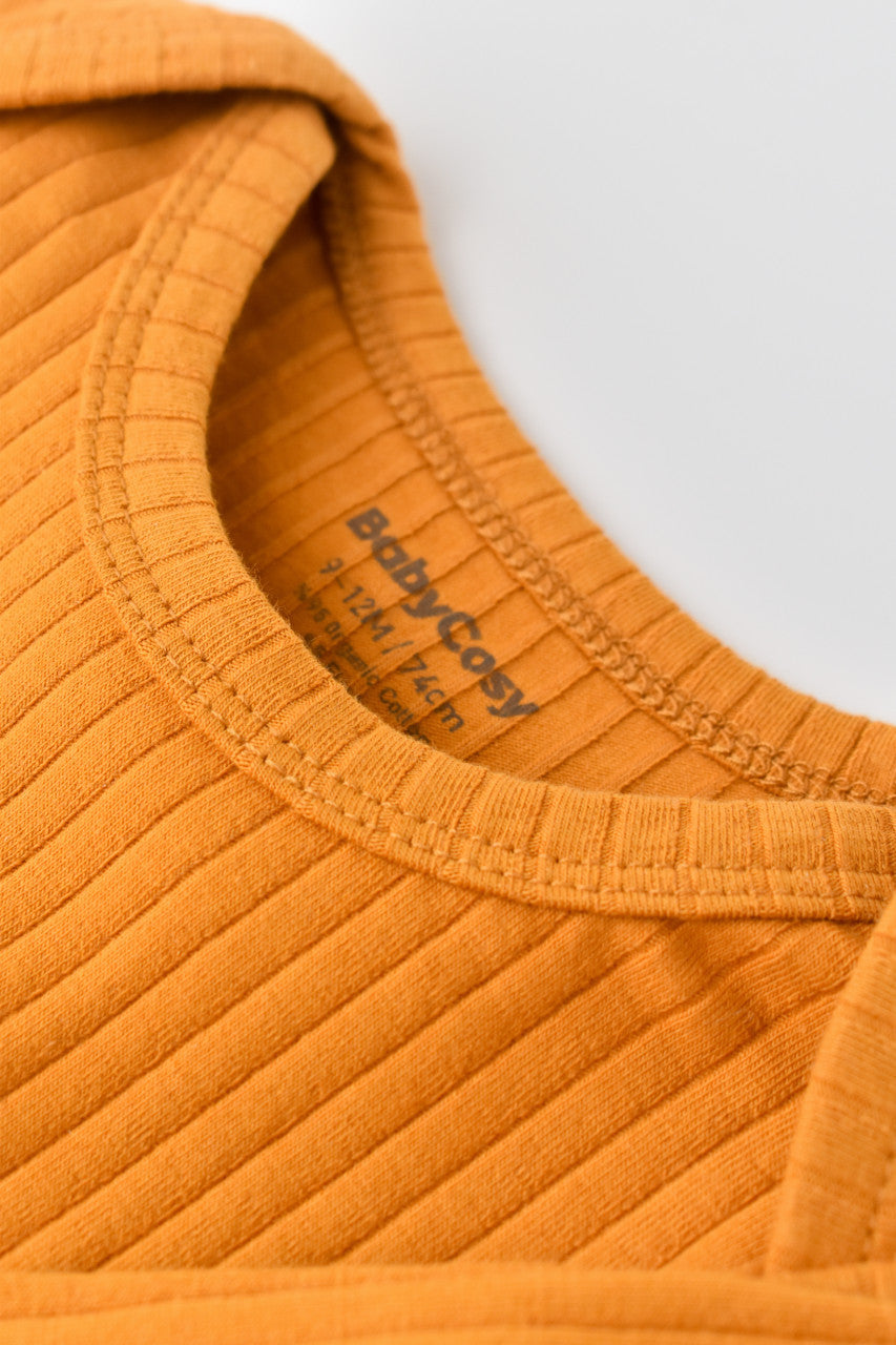 Body Bebe Unisex cu maneca lunga din 95% bumbac organic cu 5% elastan - , BabyCosy